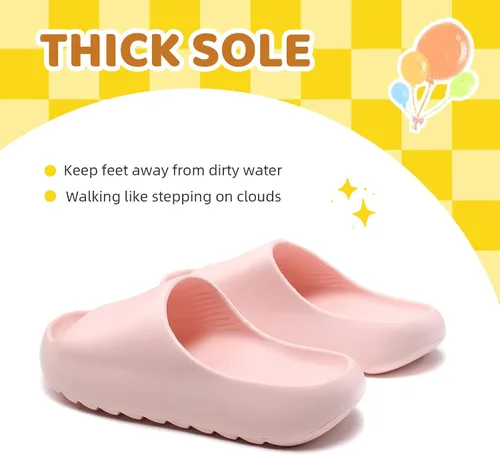 Miniatura 26 de Sandalias acolchadas para mujeres, hombres y niños, cómodas, antideslizantes, suaves, impermeables, para baño, ducha, sandalias acolchadas de suela