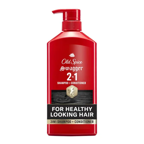 Old Spice Swagger 2-en-1 Set de Champú y Acondicionador para Hombres, Aroma a Cedro y Lima, Cabello Más Saludable, Más Lleno, Más Hidratado, Calidad