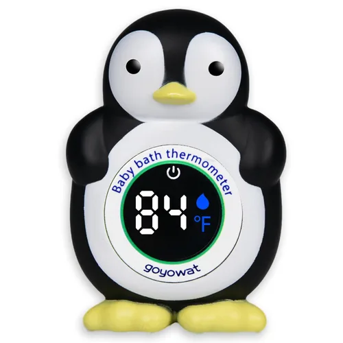 Miniatura 9 de Termómetro de baño con pantalla LED y advertencia de temperatura, termómetro digital de temperatura del agua Fahrenheit para habitación, juguetes
