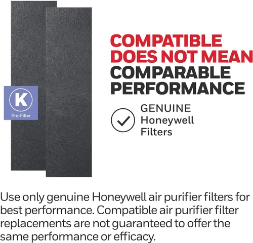 Miniatura 6 de Honeywell HFD-120-Q QuietClean Purificador de Aire con Filtros Lavables Permanentes, Habitaciones Medianas (170 pies cuadrados), Negro