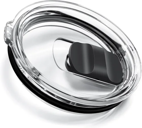 Miniatura 12 de 10 oz Wine Tumbler Lid Replacement, 2 Pack Magnetic Slider Cup Lids Compatible with YETI 6 oz Espresso Mug, 8 oz Stackable Cup, 10oz Tumbler and 10