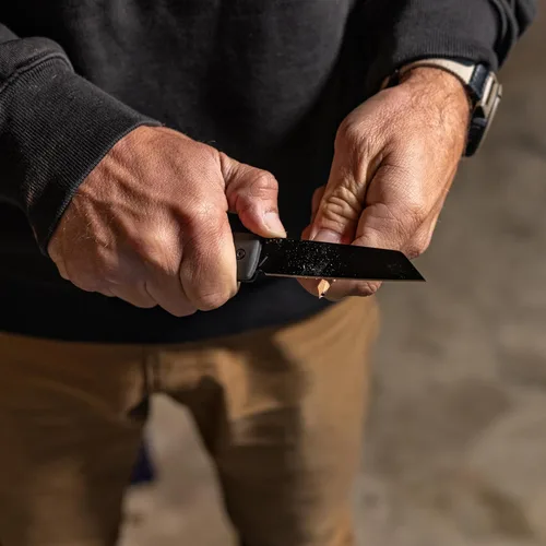 Miniatura 6 de Gerber Gear Pledge Pocket Knife with Pocket Clip - 3.7" Full Panel Plain Edge Blade Folding Knife - EDC Gear and Equipment Omni Gris