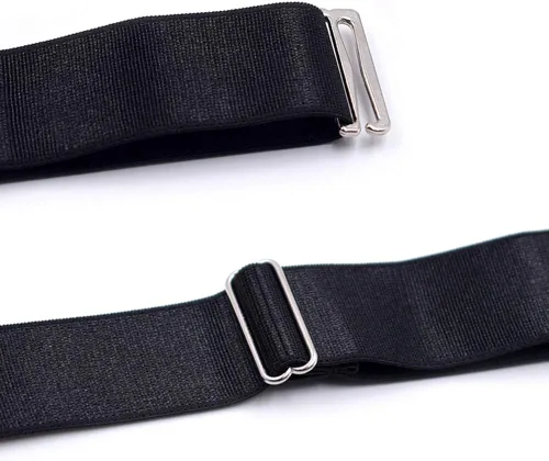 Miniatura 6 de Camiseta para hombre con soporte elástico ajustable para liguero con abrazaderas de bloqueo antideslizantes para policía militar Lager