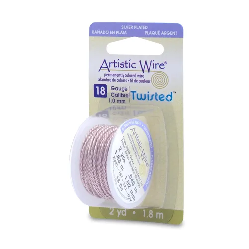 Miniatura 10 de Artistic Wire, Alambre de cobre de color resistente al deslustre calibre 20 / 0.032 in, torsión redonda, color latón antiguo, 8 yd / 24.0 ft