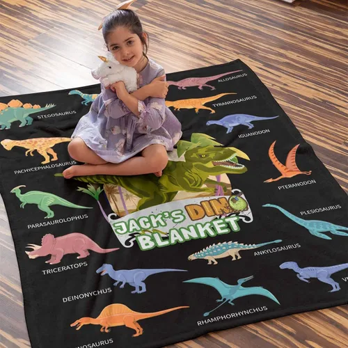 Miniatura 87 de Artsadd Manta de bebé personalizada para niños y niñas con nombre, manta personalizada con nombre de bebé con patrón de unicornio, manta