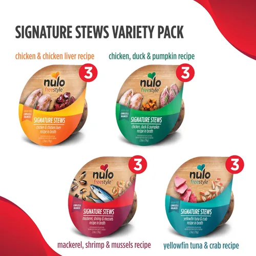 Miniatura 11 de Nulo Freestyle Comida húmeda para gatos y gatitos, estofado exclusivo, comida premium 100% natural sin granos, suplemento con alto contenido