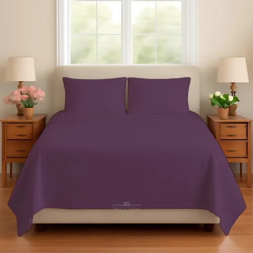Miniatura 16 de Juego de sábanas para sofá cama, 100% algodón de 400 hilos, juego de 4 piezas, sábana ajustada con bolsillo profundo, suave, sin arrugas