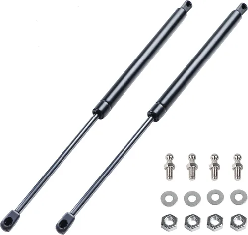 Miniatura 8 de Puntales amortiguadores de gas de 12 pulgadas y 24 libras, pistón hidráulico con soporte de tapa para caja de herramientas, cubierta de camión