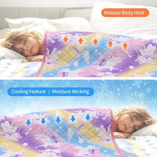 Miniatura 4 de YJLMLY Manta que brilla en la oscuridad para niñas, manta luminosa de franela suave, juguetes para niños de 1 a 10 años, regalos de Acción
