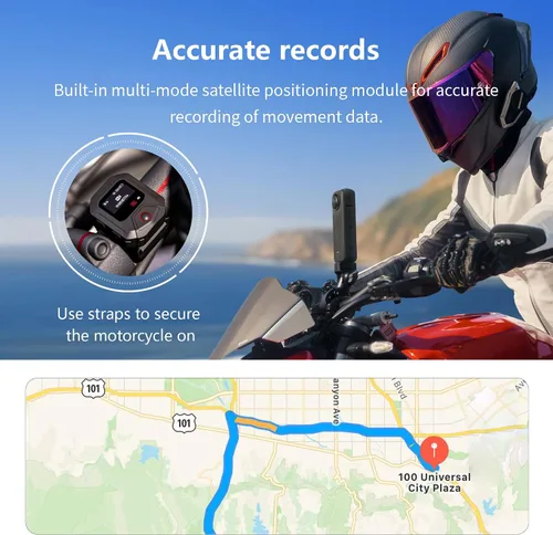 Miniatura 3 de Control remoto GPS para cámaras Insta360 X5/X4/X4 Air X3/Go 3S/ACE pro 2/ACE Pro/ONE X2, accesorios de acción inteligente de 25M de alcance