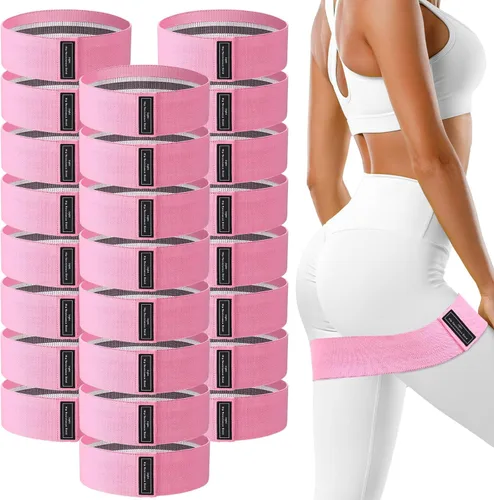 Miniatura 7 de 24 piezas de bandas de resistencia de tela para entrenamiento Bandas de ejercicio de fuerza para mujeres y hombres Bandas de resistencia elásticas