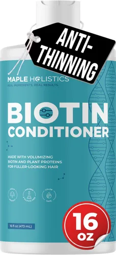 Miniatura 12 de Acondicionador de Biotina para Cabello Ralo - Acondicionador Voluminizador para Cabello Fino, Delgado y Débil - Sin Sulfatos, Parabenos y Silicona
