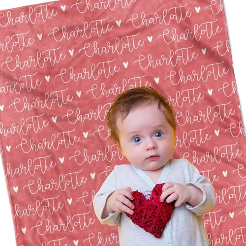 Miniatura 11 de Manta de nombre personalizada para bebé niña niños y adultos con nombre, personalizado con nombre del bebé, manta personalizada para niños. Regalo