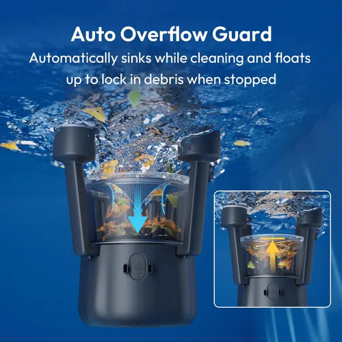 Miniatura 7 de BUBLUE F10 - Robot desnatador de superficie de piscina (actualización 2026), limpiador de piscina con control de aplicación, potente succión, filtro