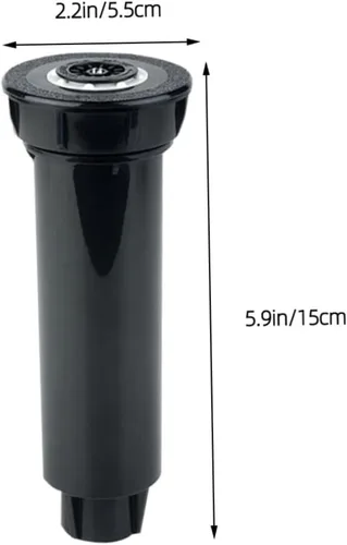 Miniatura 2 de Cabilock Cabezal de aspersor automático retráctil con filtro integrado para riego de césped de jardín, ángulo ajustable, rociador de agua enterrada