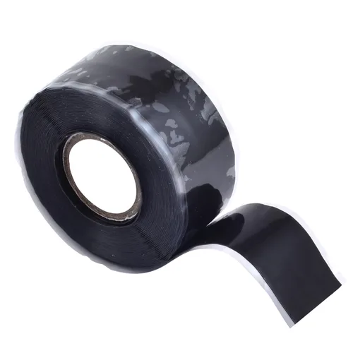 Cinta de silicona de fusión autosellante, 1 pulgada de ancho, 16.5 pies, resistente y a prueba de fugas, de goma, impermeable, para agua,