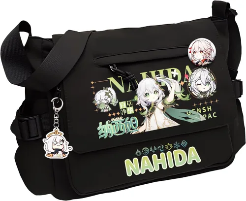 Miniatura 12 de Game Handbag Crossbody Bag, Cute Single Shoulder Bag, Adult 3D Print Anime Backpack Black-2