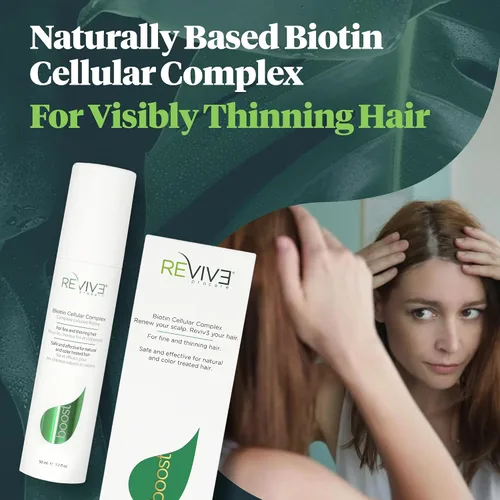 Miniatura 2 de Reviv3 Procare Biotina para folículos capilares – Complejo de crecimiento capilar de biotina que protege de los rayos UV – Potenciador de raíces