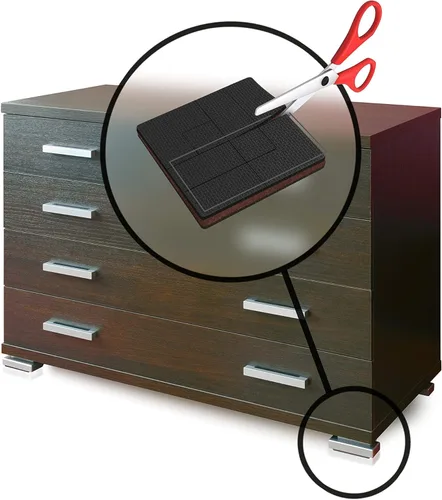 Miniatura 4 de Slipstick GorillaPads - Almohadillas antideslizantes para muebles de 4 pulgadas (precortadas para ajustar al tamaño) detienen el deslizamiento