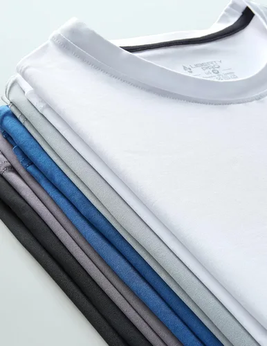 Miniatura 6 de Paquete de 5 camisetas de manga corta, con cuello redondo y de secado rápido para hombre, camisetas deportivas para correr, entrenar o ir al gimnasio