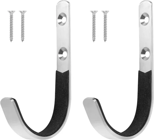 Miniatura 7 de 4-Set/8-Set de estante para armas de montaje en pared para escopeta de acero inoxidable (elige tu necesidad)
