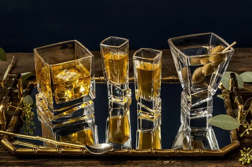 Miniatura 5 de JoyJolt Carre - Juego de vasos de cóctel de 2 piezas, vasos de Martini de 8 onzas
