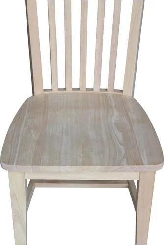 Miniatura 8 de Juego de 2 sillas altas de comedor Mission color madera de parawood, mejora tu experiencia gastronómica, mancha o pintura en cualquier