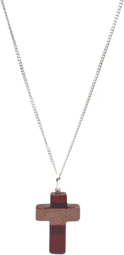 Miniatura 8 de GEMSCITE Colgante de cruz de piedras preciosas con cadena de 24 pulgadas + bolsa de cristal curativo de moda, hecho a mano, para hombres y mujeres