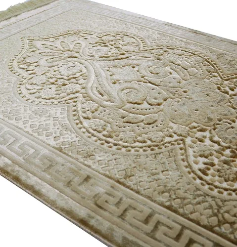 Miniatura 2 de Modefa Alfombra de oración musulmana Islam, juego de regalos de Ramadán con alfombrilla de oración y cuentas de oración Tasbih, regalos islámicos
