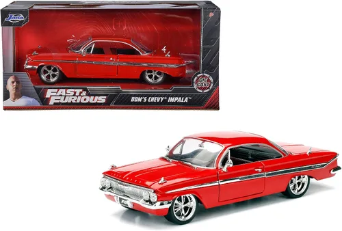 Miniatura 7 de Jada Toys Fast & Furious 8 - Vehículo de Dom, Chevy Impala, 1:24, moldeado a presión.