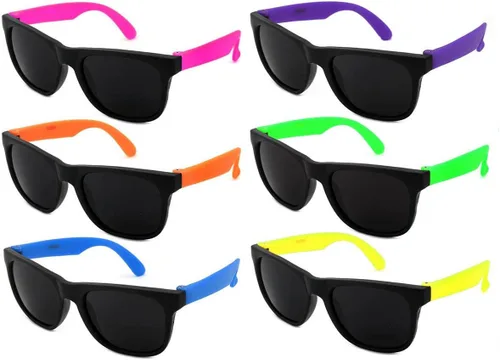 Miniatura 29 de Edge I-Wear - Paquete de 12 lentes de sol neón para niños, regalos de fiesta con certificación CPSIA, plomo (Pb) sin contenido 9402RA