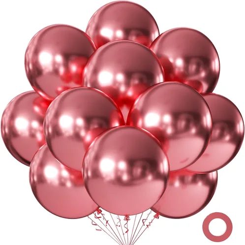 Miniatura 11 de KALOR Globos color morado ceniza de 18 pulgadas, 10 globos de látex mate, globos redondos grandes para bodas, baby shower, fiestas de cumpleaños