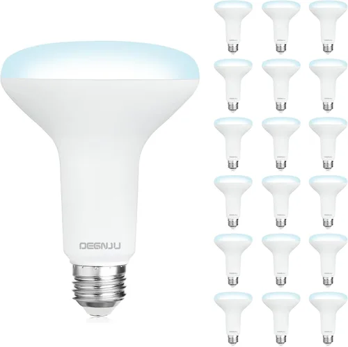 Miniatura 17 de DEGNJU Paquete de 6 bombillas LED empotradas BR30, bombillas de inundación regulables para interiores, CRI80 7 W, equivalente a 65 W, 2700 K, blanco
