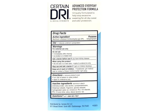 Miniatura 3 de Certain Dri Everyday Strength - Antitranspirante/desodorante clínico Morning Fresh Solid, 2.6 onzas, paquete de 3