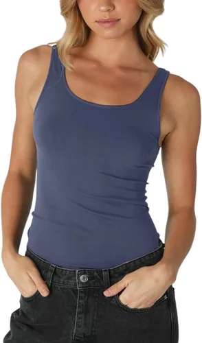 Miniatura 19 de NIKIBIKI Playera sin costuras clásica premium para mujer, fabricada en EE. UU., talla única
