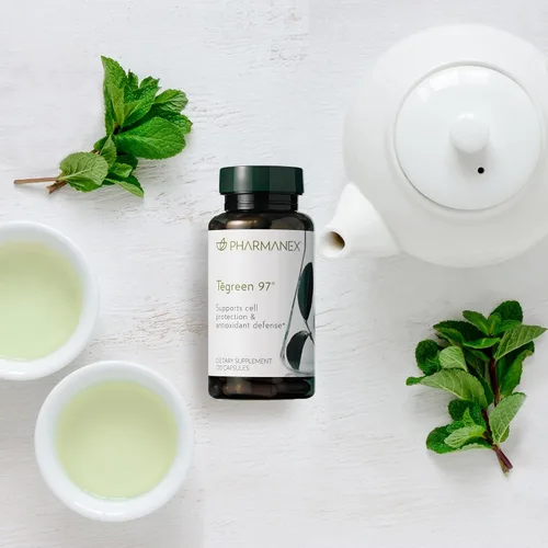 Miniatura 7 de Nu Skin Pharmanex Tegreen 97 Cell Protection 120 unidades Soporte antioxidante para una función celular saludable Extracto de té verde