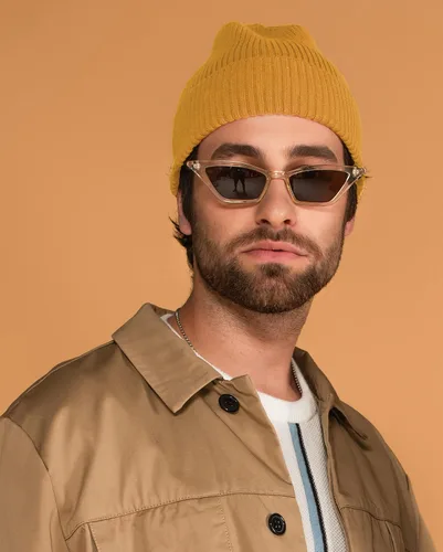 Miniatura 3 de Gorro de lana grueso de tejido acanalado Para el invierno