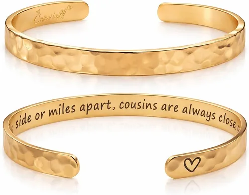Miniatura 96 de Carviell Pulseras grabadas para mujer, inspiradoras, amistad, amor, mamá, hija, hermana, cristiana, graduación, conmemoración y regalos de boda, más