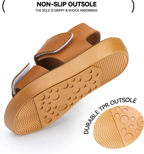 Miniatura 4 de Trary Sandalias de verano para bebés, niñas y niños, zapatos lindos para niños, sandalias ligeras con punta abierta, sandalias para la playa