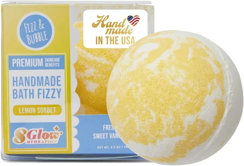 Miniatura 10 de Fizz & Bubble Bomba de baño artesanal hidratante prémium para adultos, mujeres, niños y regalos - Mojito de menta
