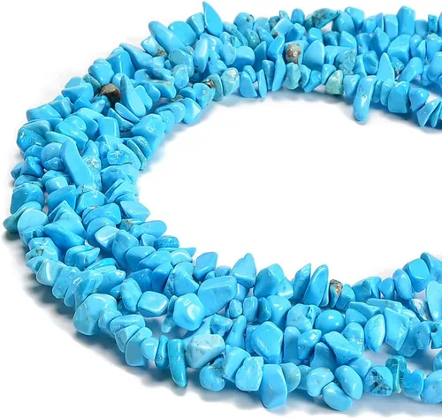 Miniatura 25 de Cuentas sueltas de amazonita natural de 0.197-0.315 in (0.197-0.315 in), cuentas sueltas semipreciosas para hacer joyas, suministros de manualidades