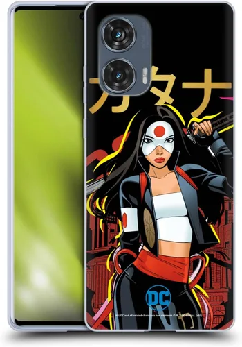 Miniatura 16 de Head Case Designs DC Core Girl Power Compositions - Funda de gel suave con licencia oficial para mujer, compatible con Motorola Edge 50 Fusion