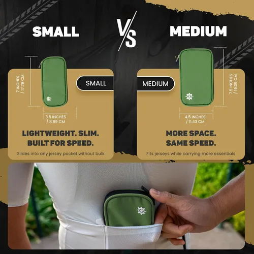 Miniatura 3 de Lumiere & Co. Cartera de ciclismo impermeable Cartera de ciclismo y bolsa de ciclismo para jersey Cartera de teléfono de ciclismo para bicicleta