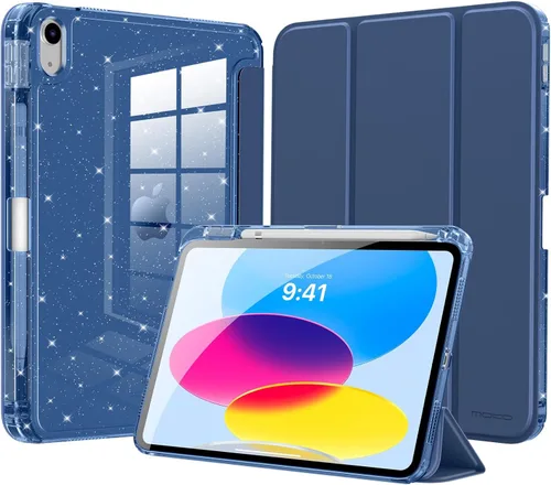 Miniatura 29 de MoKo Funda delgada para iPad (A16) de 11ª generación de 11 pulgadas 2025, iPad de 10ª generación 2022 de 10.9 pulgadas, funda inteligente