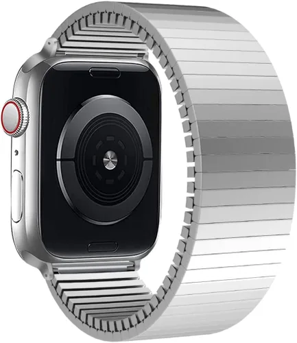 Correas elásticas de metal para Apple Watch Ultra 2 de 1.732 pulgadas (1.929 in) compatibles con Apple Watch Ultra de 1.929 in Smart Watch de