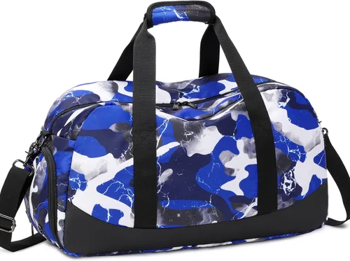 JIANYA Bolsas de deporte para gimnasio, bolsa de viaje para la noche, bolsa de gimnasia de baile con compartimento para zapatos y bolsillo para ropa