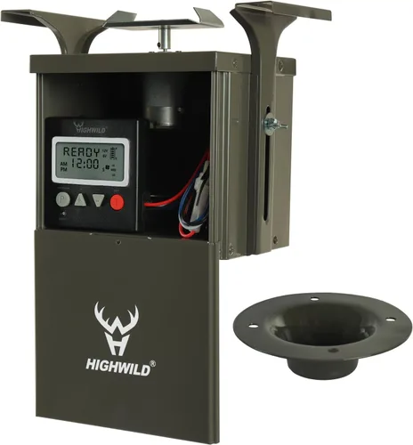 Highwild Alimentador de ciervos de 6 voltios unidad de control de potencia digital Multi-Set - Paquete de 2