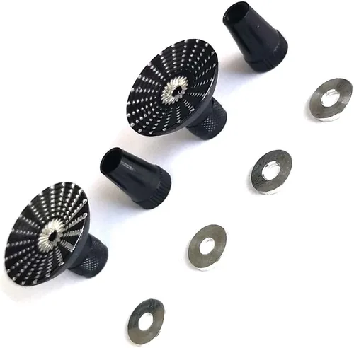 Miniatura 5 de DEVMO Negro Compatible con Fu-taba/Spek-Trum DX5i DX6 DX6i DX7S DX8 DX9 / Tar-anis X9D Transmisor de paraguas Gimbal Sticks Extremos RC Products