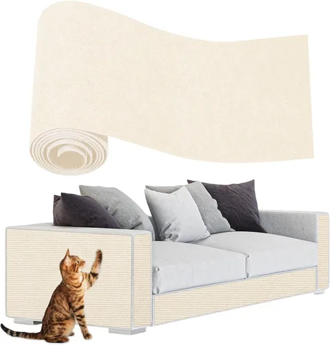 Miniatura 23 de ENONCI Protector de esquina de pared de sofá de 23.6 x 15.8 pulgadas para gatos de interior, protector de muebles antiarañazos contra arañazos