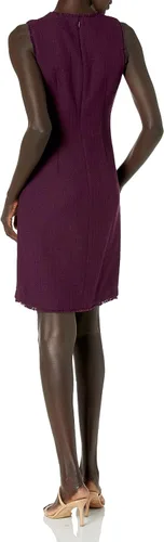 Miniatura 2 de Karl Lagerfeld Paris Women's Tweed Shift Dress with Pockets